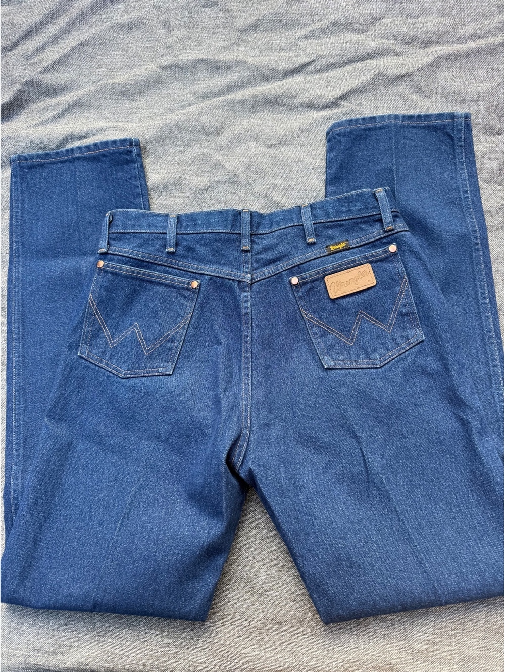 Wrangler Classic Blue Denim Jeans 35x36